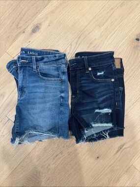 American Eagle Shorts Duo - Light & Dark Wash - Size 6